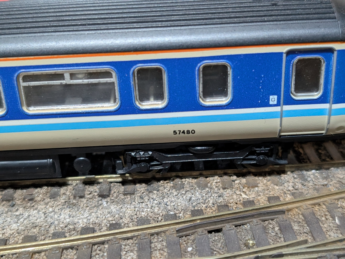 Pre-owned OO gauge Lima 2 car class 156 Super Sprinter DMU, British Rail Provincial Blue livery, unboxed.