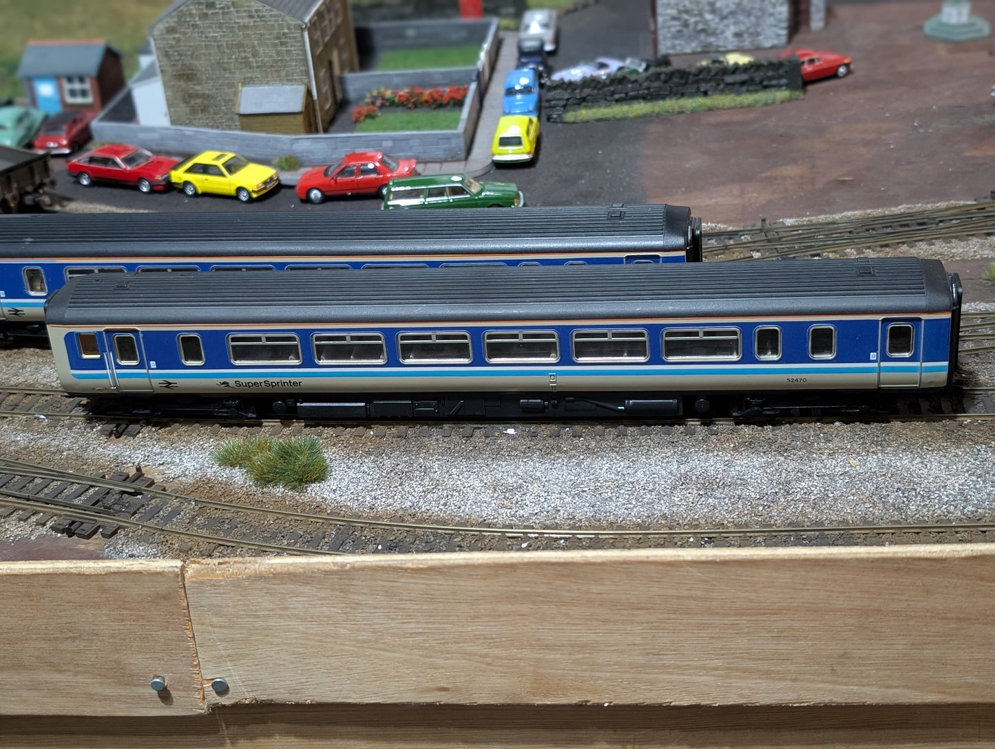 Pre-owned OO gauge Lima 2 car class 156 Super Sprinter DMU, British Rail Provincial Blue livery, unboxed.