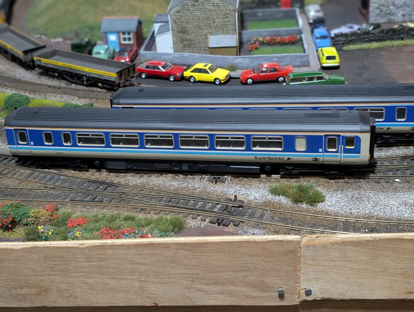 Pre-owned OO gauge Lima 2 car class 156 Super Sprinter DMU, British Rail Provincial Blue livery, unboxed.