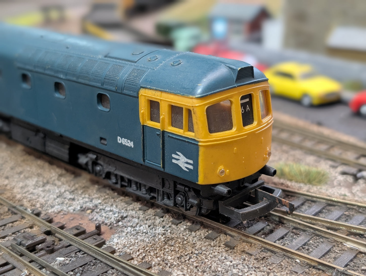 Pre-owned Spares/repair Lima L205114a Class 33 Diesel D6524 in BR Blue