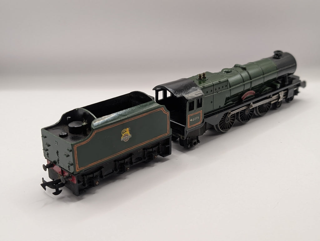 Tri-ang OO Gauge R53 / R31 BR Green 4-6-2 "Princess Elizabeth" Loco & Tender No. 46201 – Pre-owned, Runs (Needs Service, Unboxed)