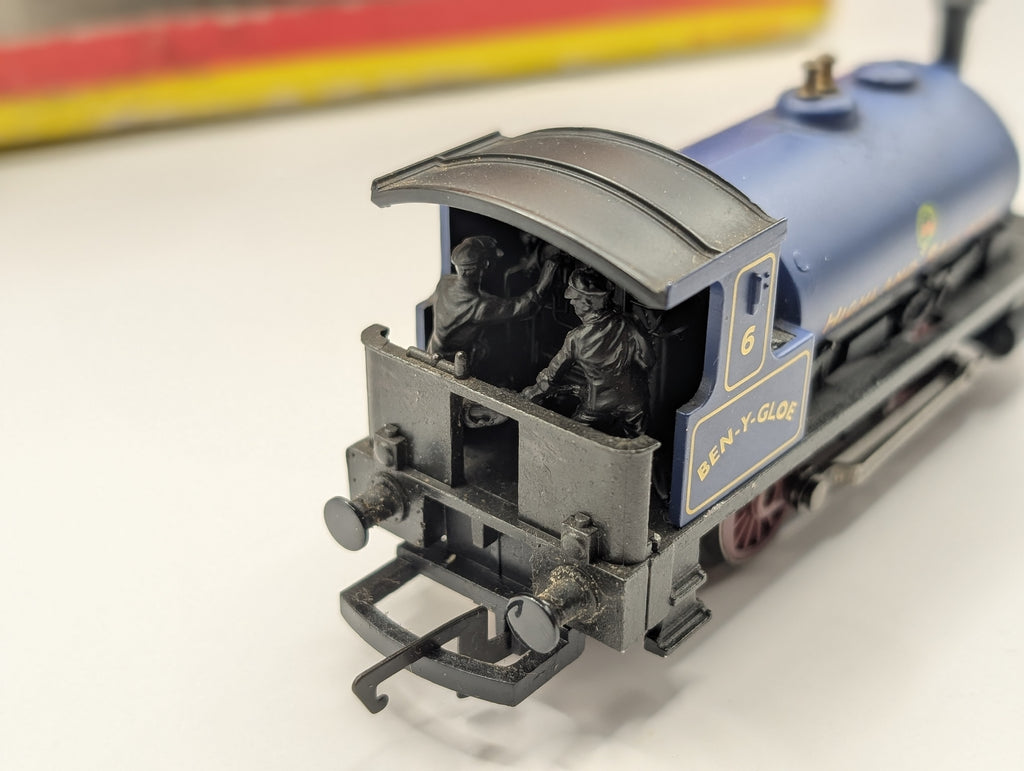 Hornby R072 Highland Railway 0-4-0 "Ben-Y-Gloe" Blue (Runs Well, Tatty Box)