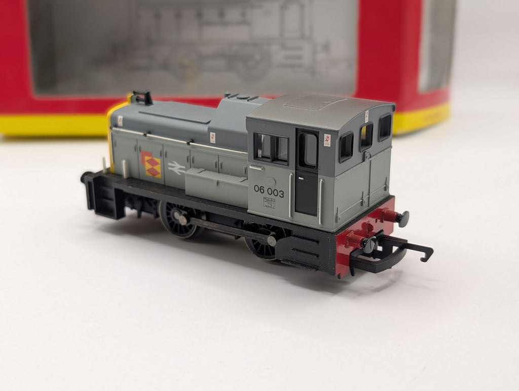 Hornby R2184 BR Class 06 0-4-0 Diesel Shunter "06003" Railfreight Grey (Boxed, Good/Runs OK)