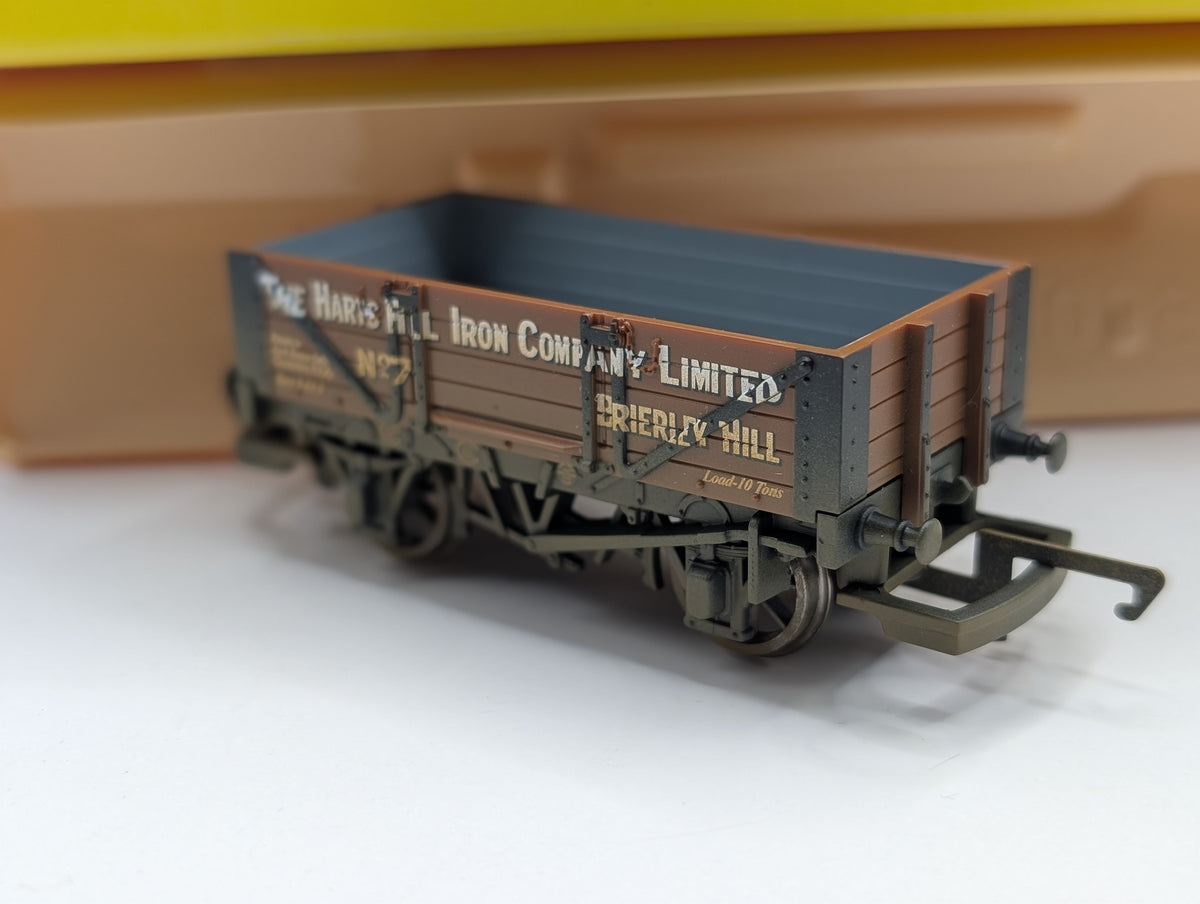 Hornby R6233 4-Plank Open Wagon – 'The Harts Hill Iron Company Ltd' (Factory Weathered)