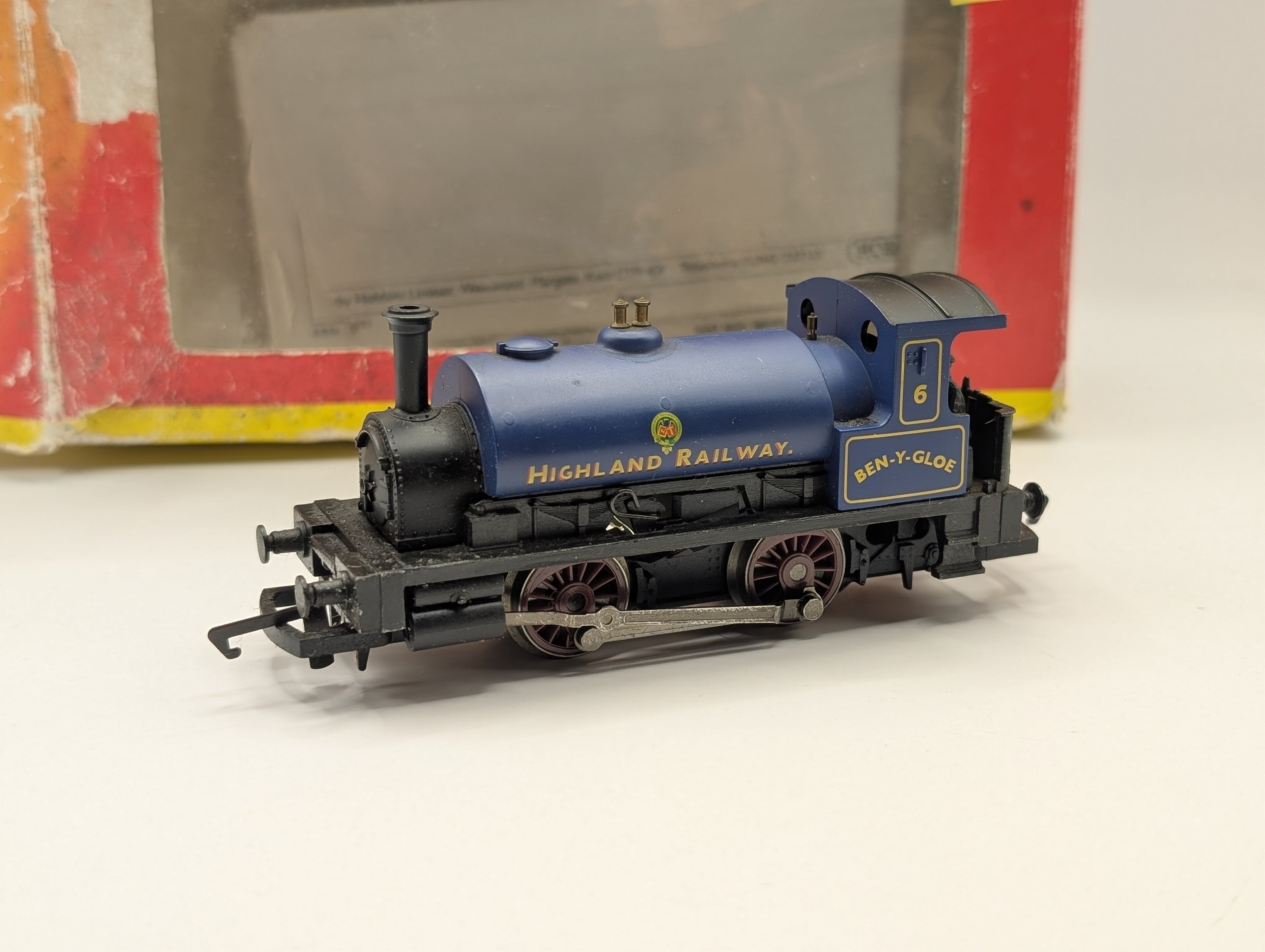 Hornby R072 Highland Railway 0-4-0 "Ben-Y-Gloe" Blue (Runs Well, Tatty Box)