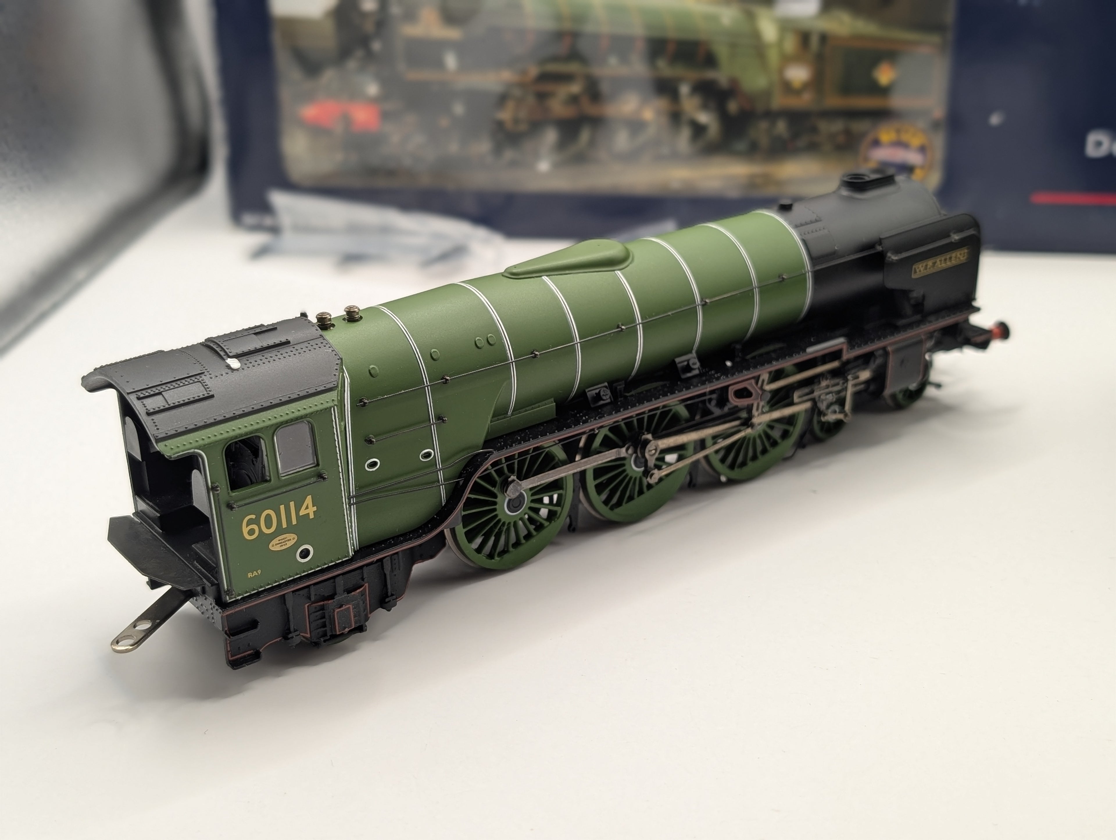 Bachmann OO Gauge 32-554 Class A1 60114 "W. P. Allen" BR Doncaster Green – Boxed, Very Good Condition, Smooth Runner