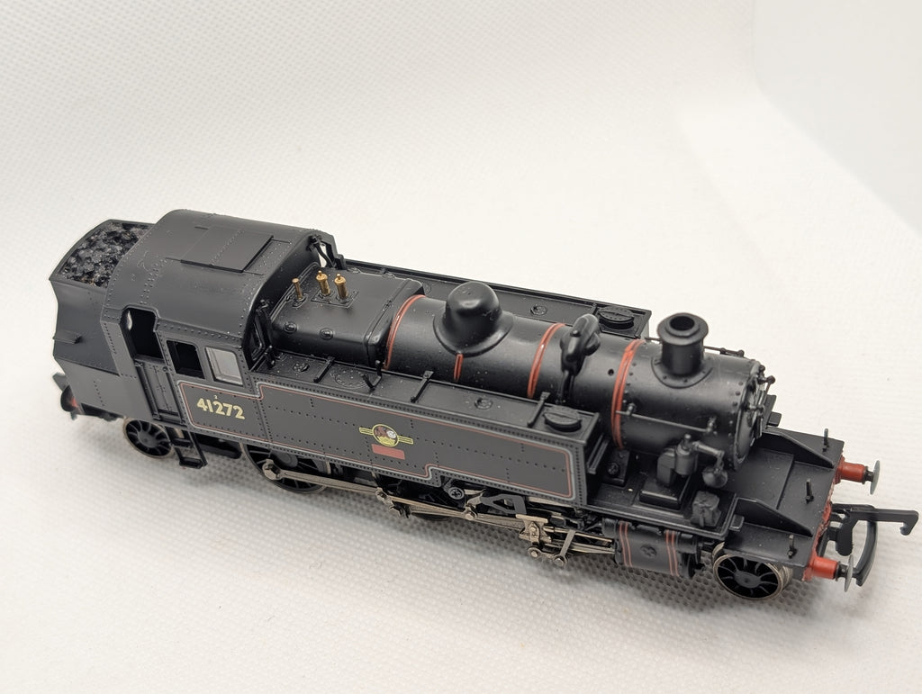 Bachmann Branchline 31-450A Ivatt Class 2MT Tank 41272 BR Lined Black Late Crest - Push/Pull Fitted (OO Gauge)