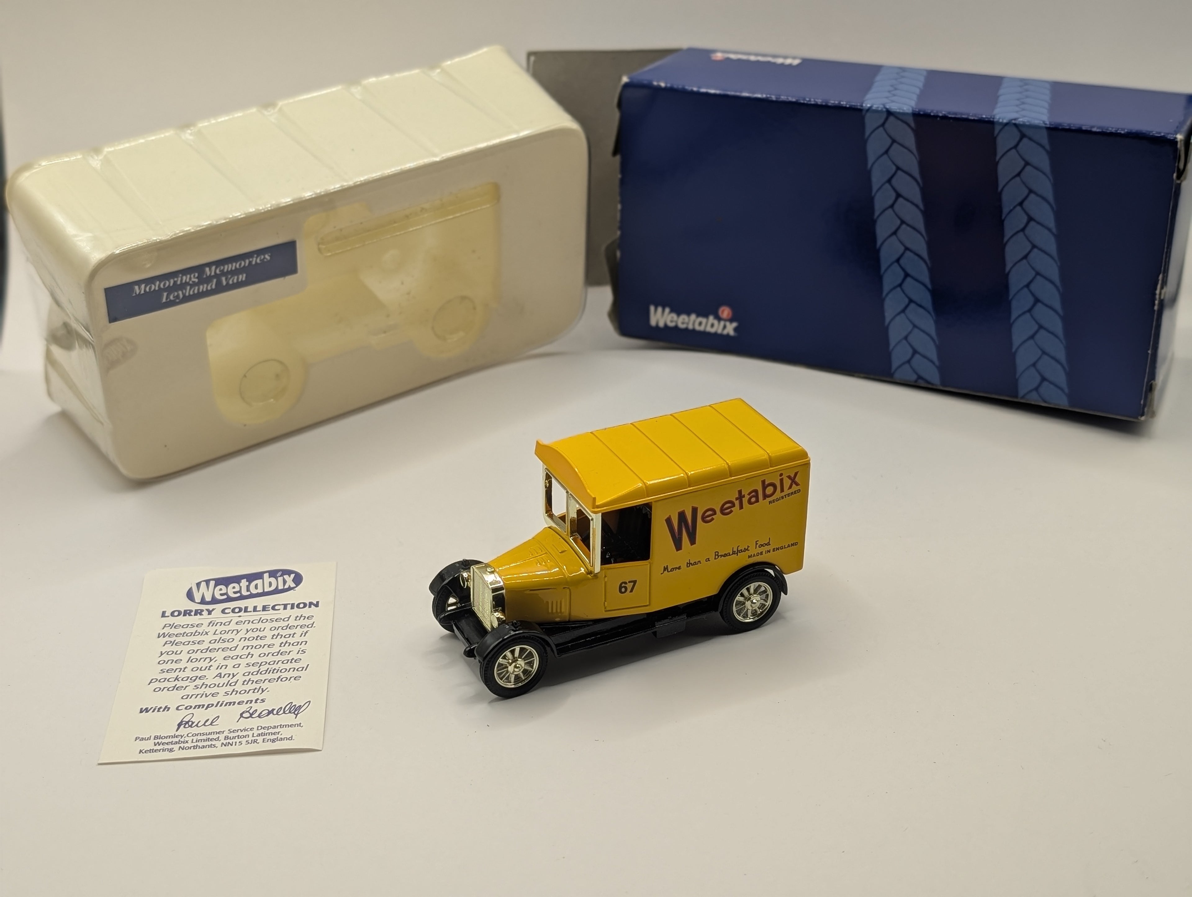 Corgi Classics 61114 Leyland Van - Weetabix Promotional Edition - Blue Box