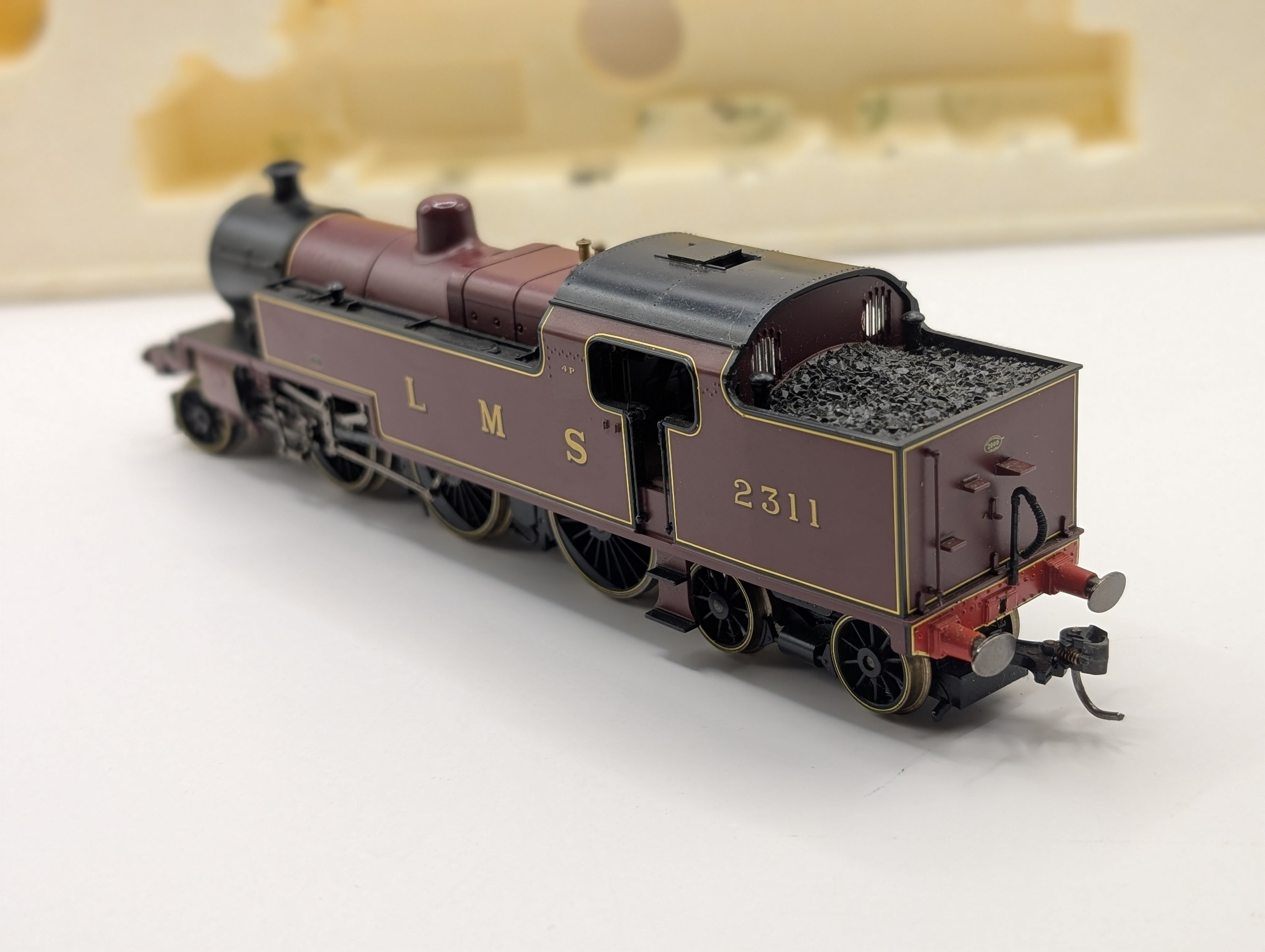 Hornby R2224 OO Gauge LMS Class 4P Fowler 2-6-4T Locomotive No. 2311 - DCC Fitted (Address 3) / Part Boxed