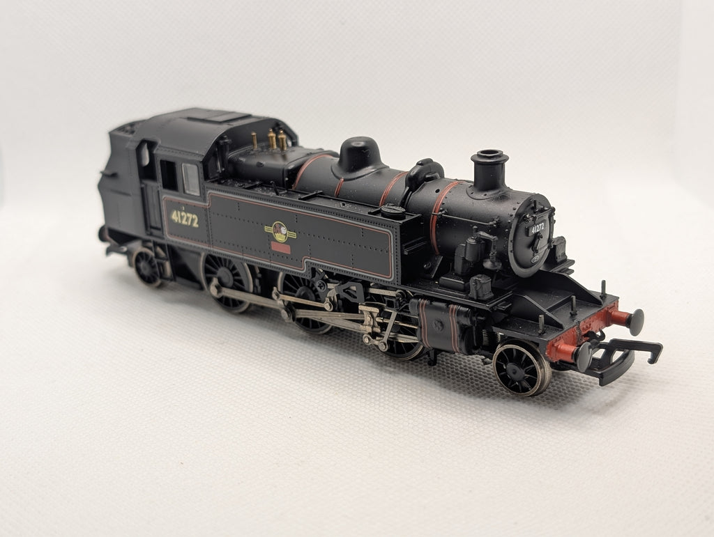 Bachmann Branchline 31-450A Ivatt Class 2MT Tank 41272 BR Lined Black Late Crest - Push/Pull Fitted (OO Gauge)