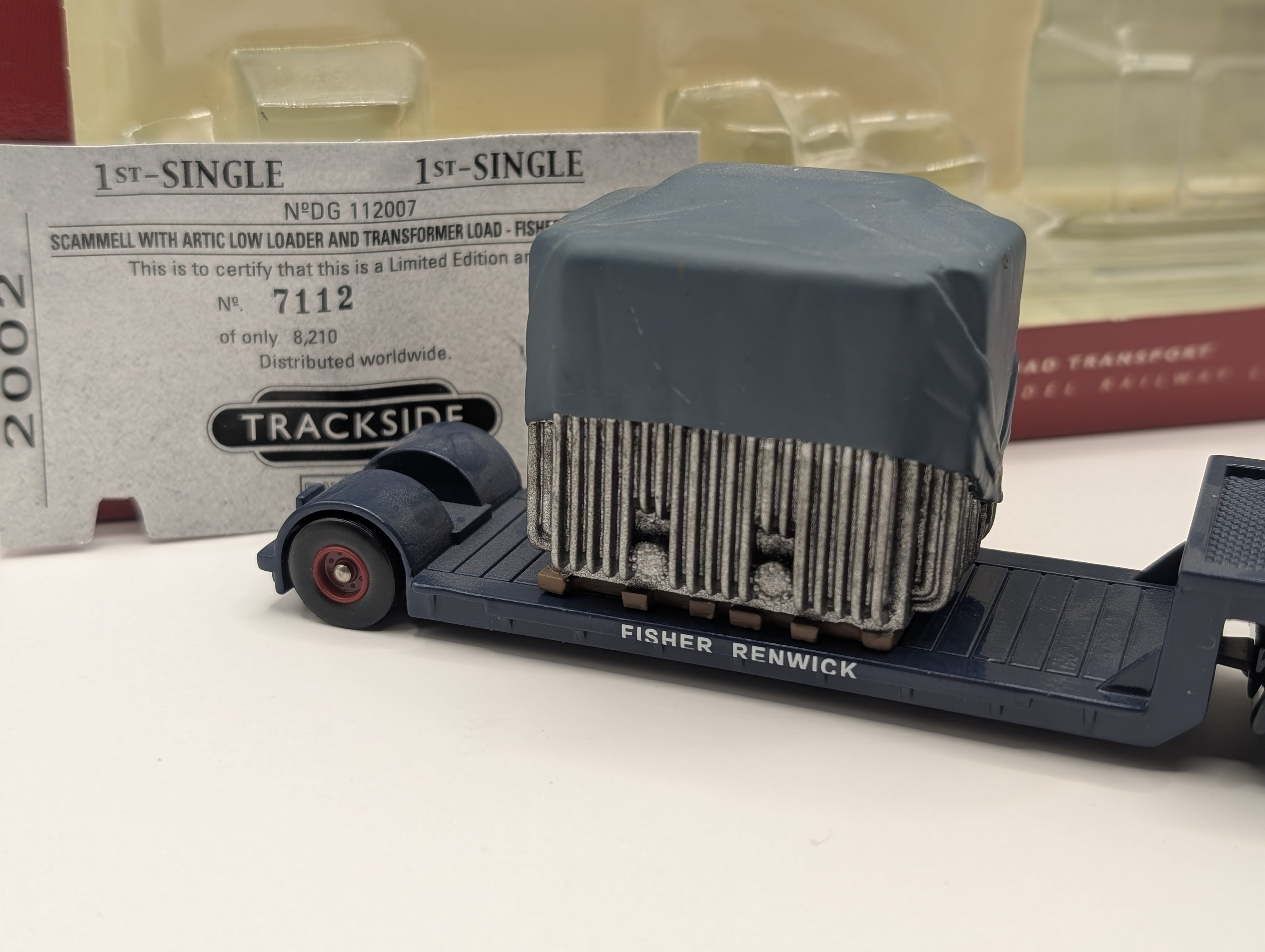 Lledo Trackside DG112007 Scammell Artic Low Loader & Transformer - Fisher Renwick