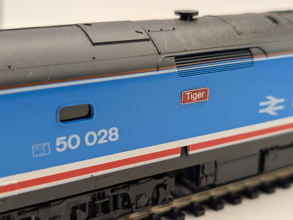 Vintage Lima OO Gauge Class 50 50028 "Tiger" - Revised Network SouthEast - Unboxed