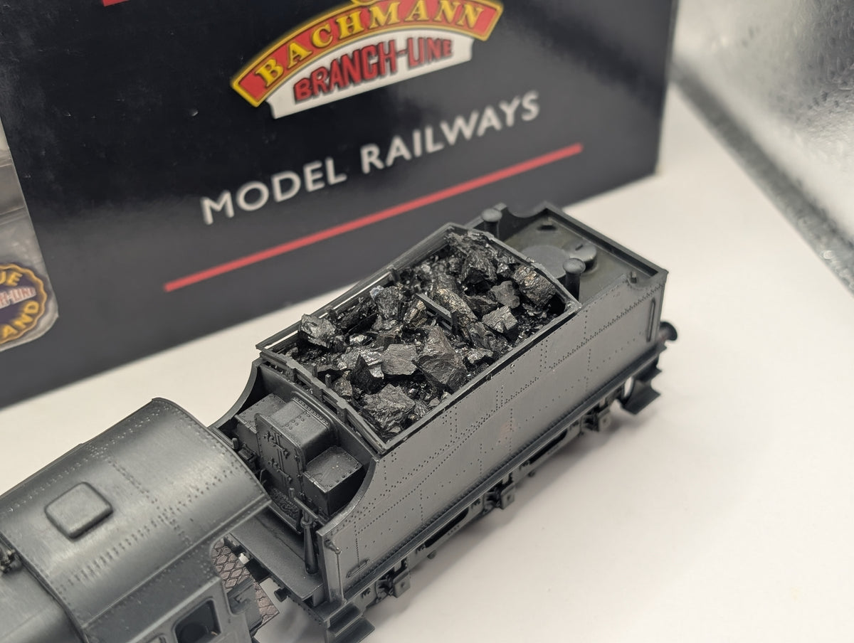 Bachmann 32-179 Crab 42763 BR Lined Black Early Emblem Weathered OO Gauge Boxed