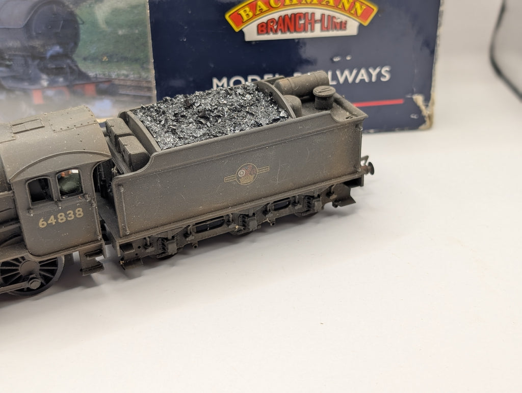 Bachmann OO Gauge 31-865 Class J39 0-6-0 No. 64838 BR Black Late Crest (Weathered) – Boxed, Tested Runner
