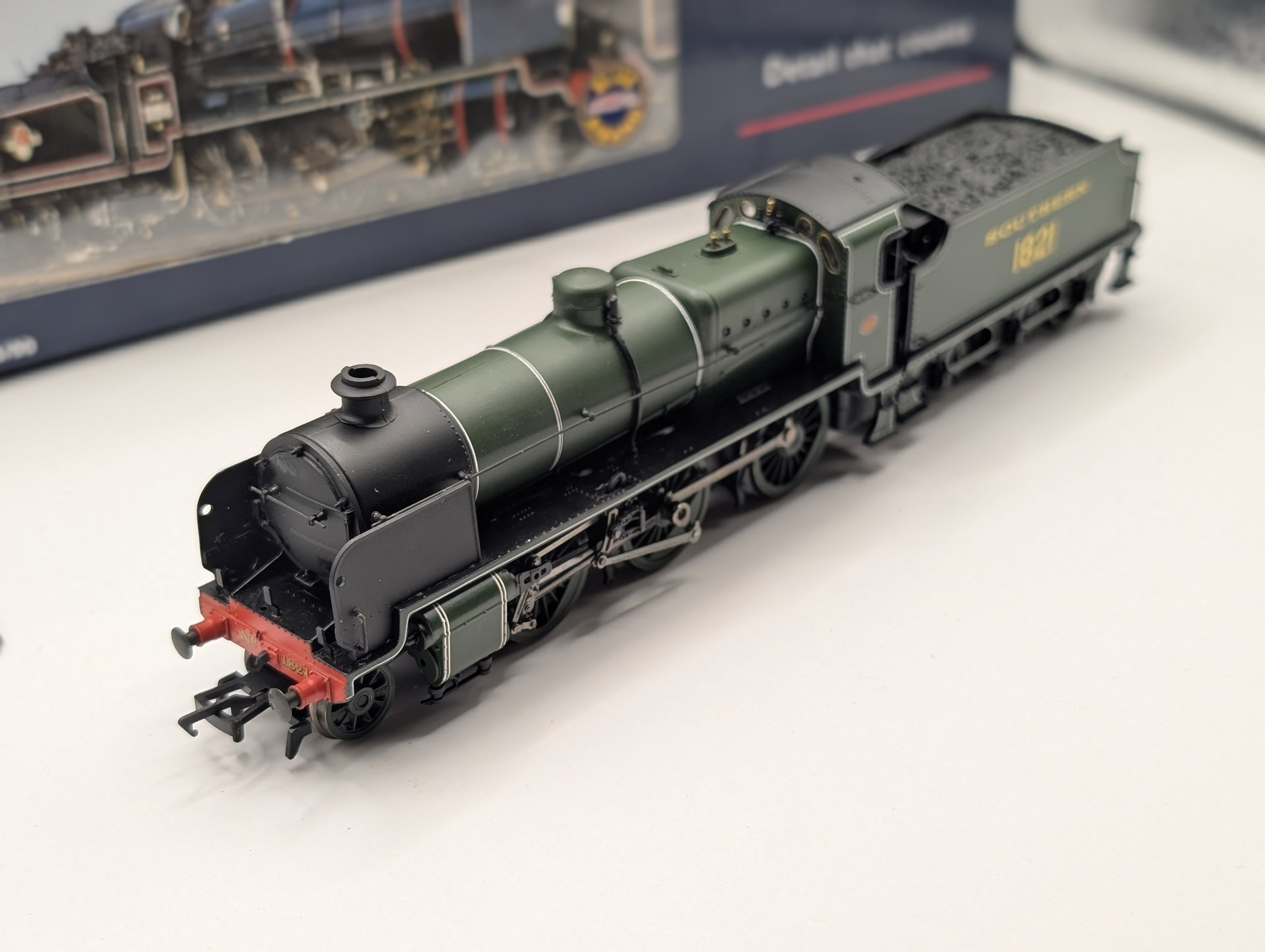 Bachmann 32-153A N Class 2-6-0 No. 1821 Southern Green (Boxed, Good/Runs OK, Accs)