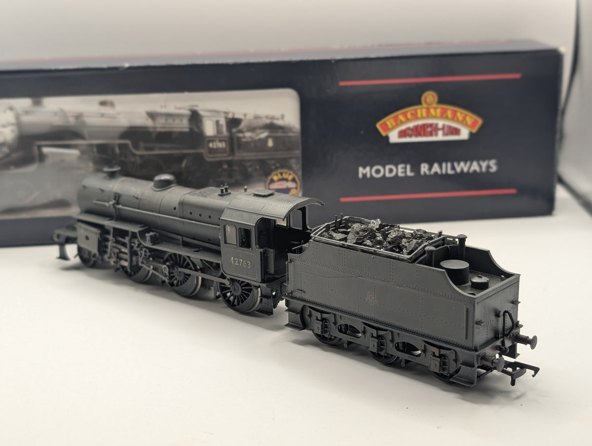 Bachmann 32-179 Crab 42763 BR Lined Black Early Emblem Weathered OO Gauge Boxed
