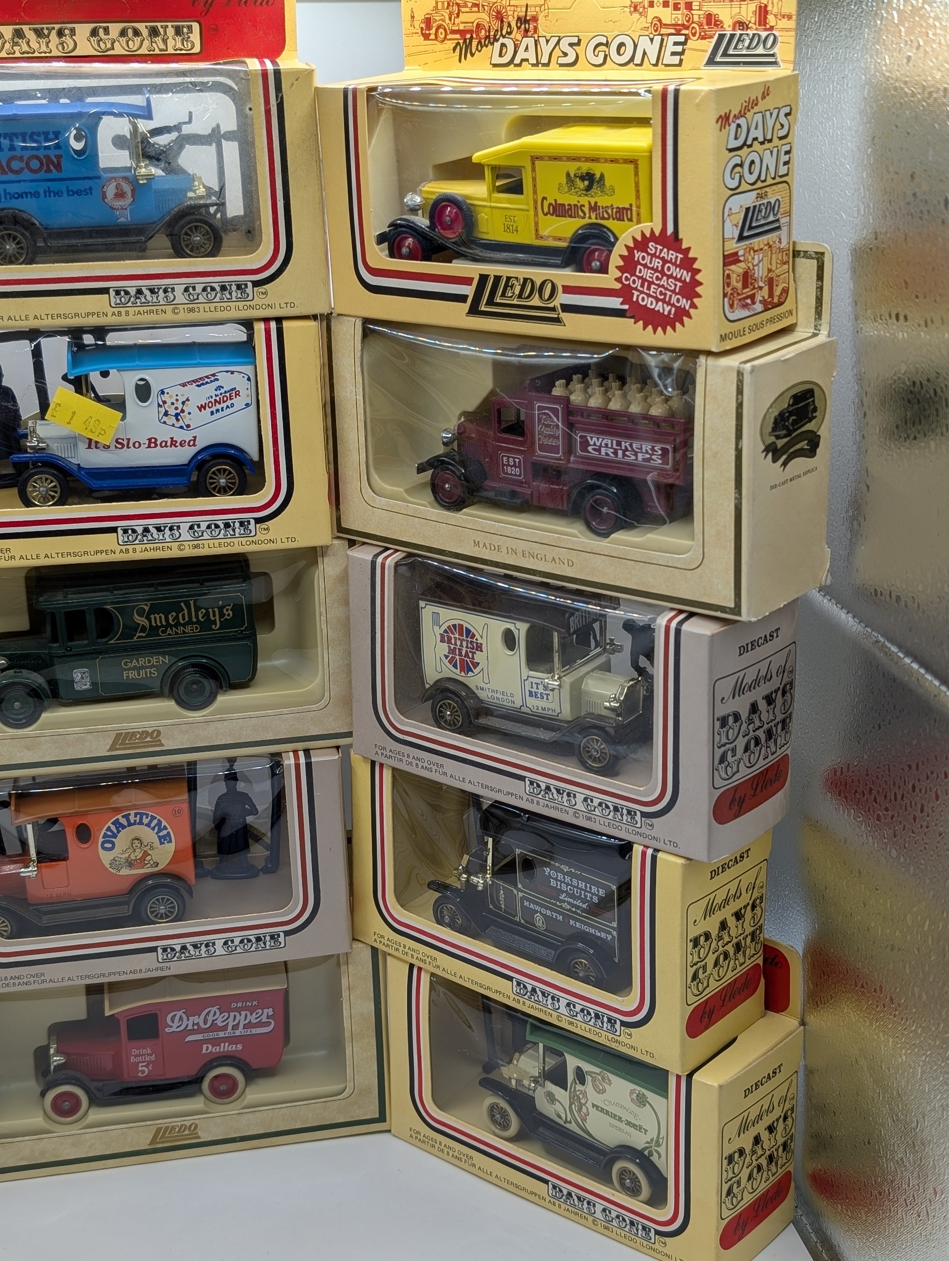 Job Lot of 15 Lledo Days Gone Models – Food & Drink Advertising – Boxed