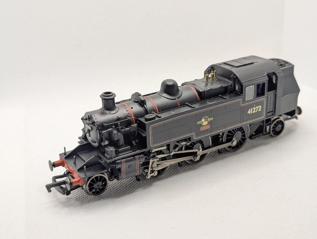 Bachmann Branchline 31-450A Ivatt Class 2MT Tank 41272 BR Lined Black Late Crest - Push/Pull Fitted (OO Gauge)
