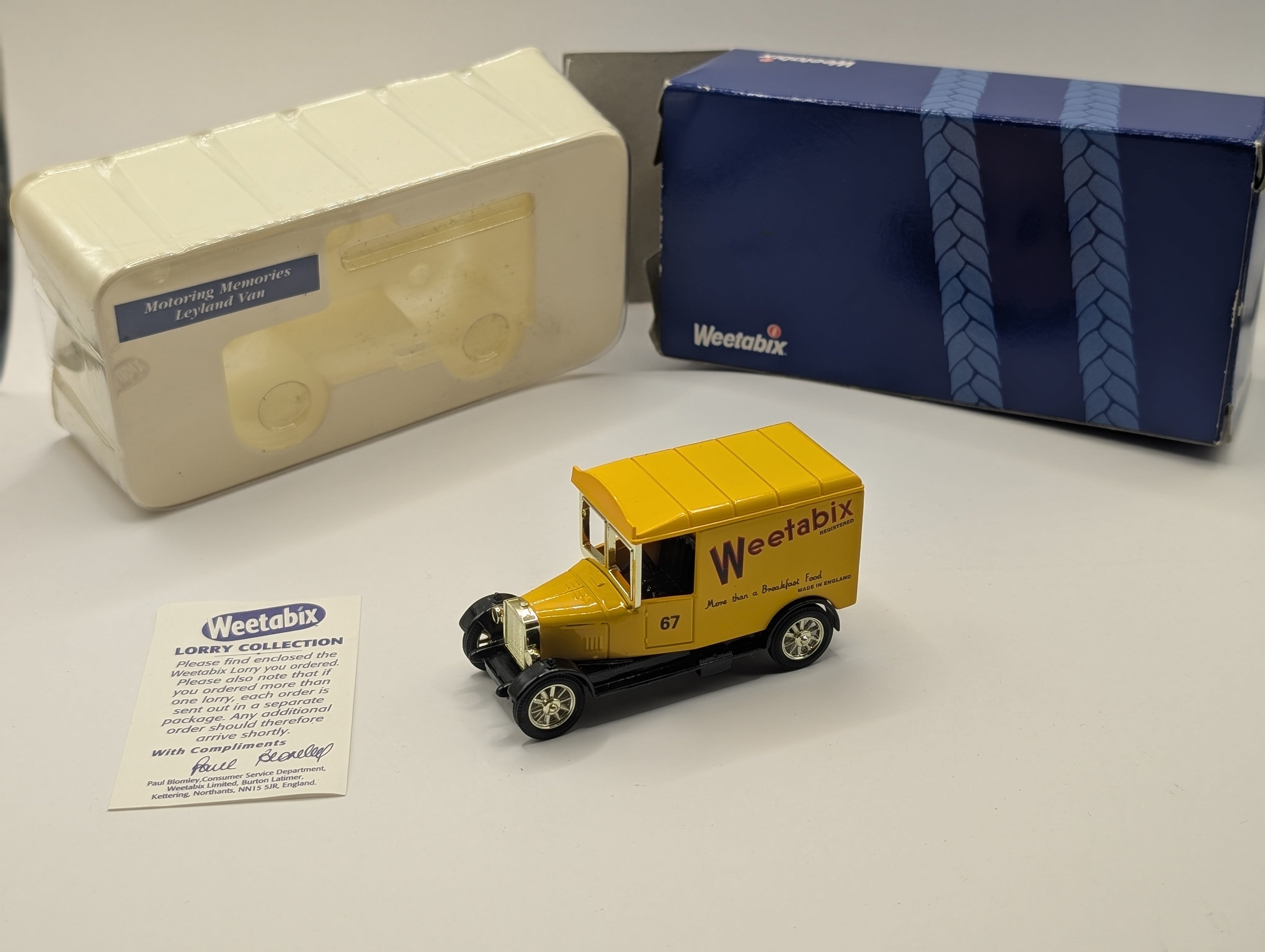Corgi Classics 61114 Leyland Van - Weetabix Promotional Edition - Blue Box
