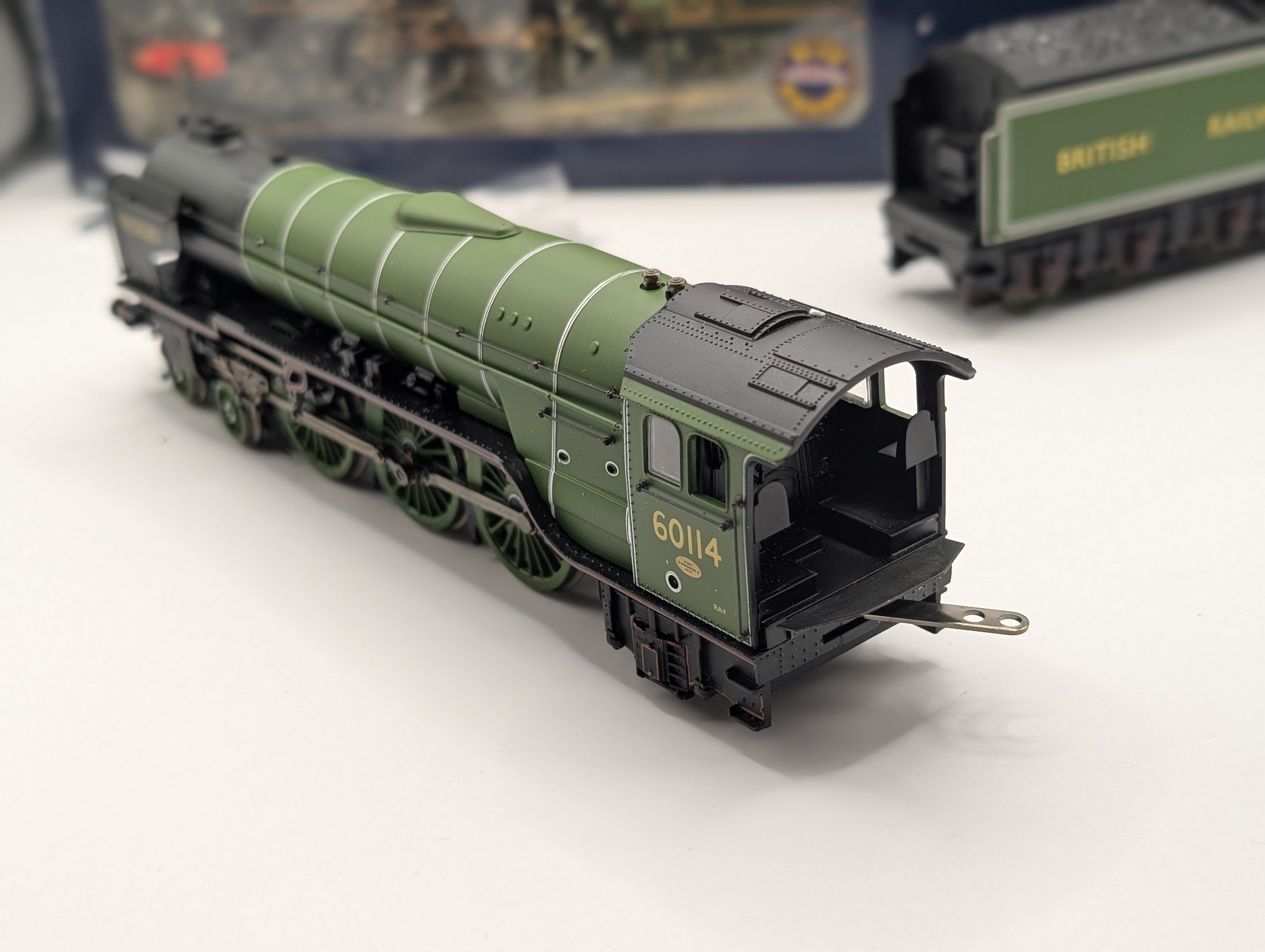 Bachmann OO Gauge 32-554 Class A1 60114 "W. P. Allen" BR Doncaster Green – Boxed, Very Good Condition, Smooth Runner