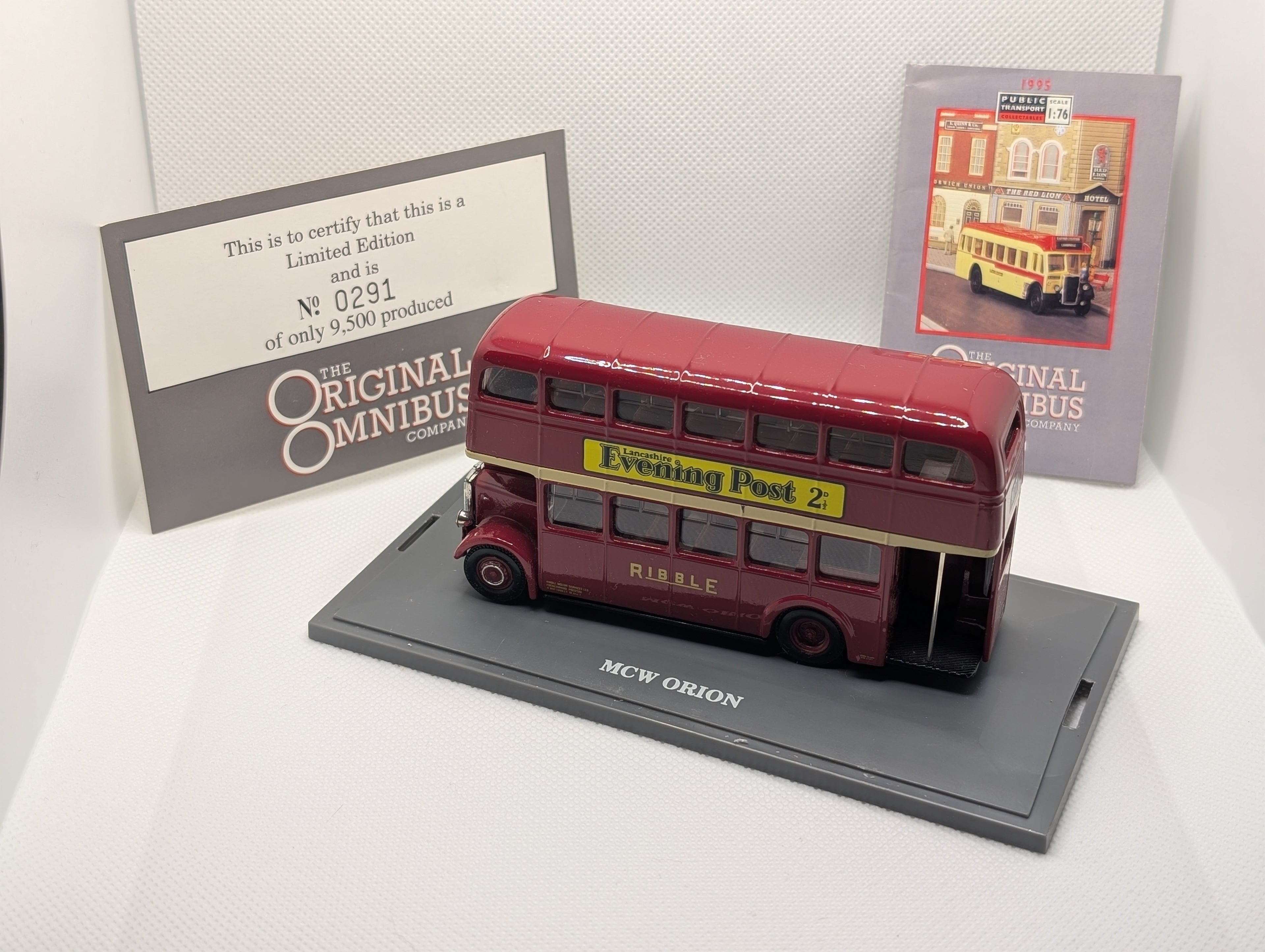 Corgi Original Omnibus 97945 Leyland PD2/12 MCW Orion – Ribble Motor Services 1:76 Diecast Bus w/ Certificate