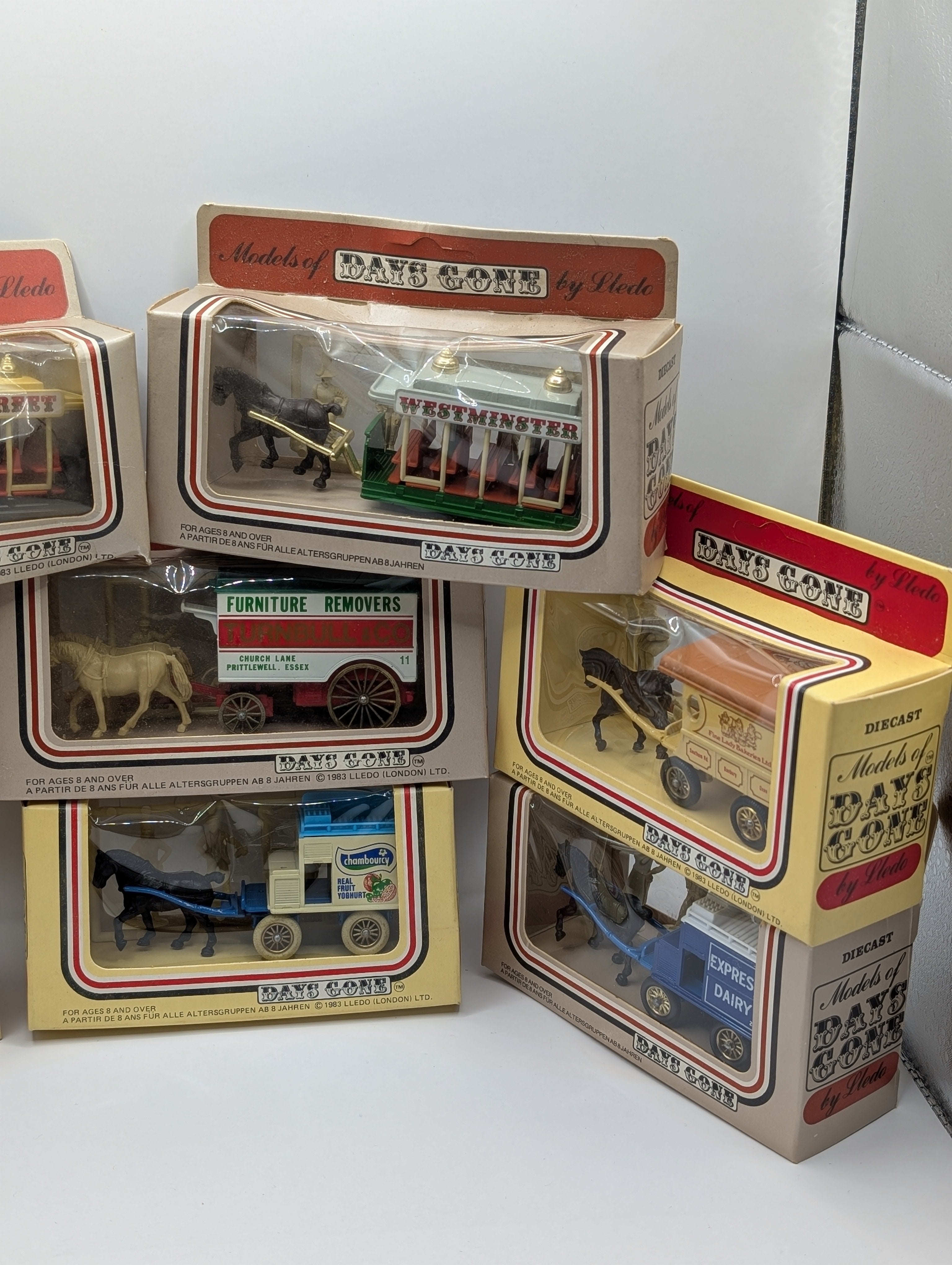 Job Lot of 8 Lledo Days Gone Horse-Drawn Models – Pre-owned & Boxed