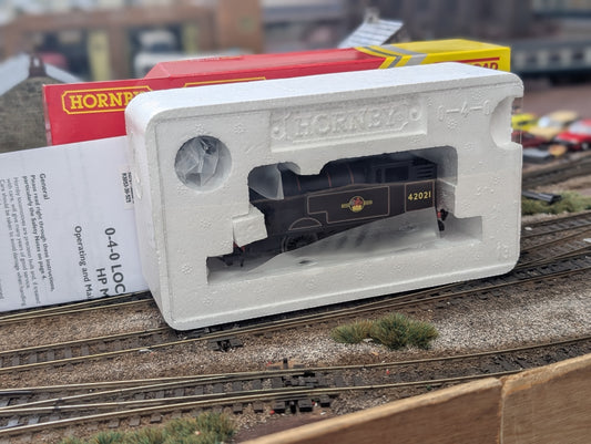 As new Hornby R3953 OO Gauge Collectors Club locomotive 42021 0-4-0 Locomotive BR black livery