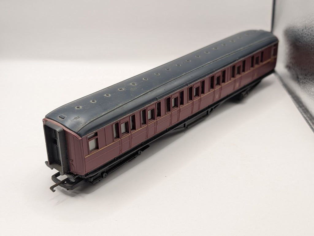 Hornby OO Gauge BR Maroon Gresley Coach 3-Piece Bundle (R448, R400, R483) Pre-Owned