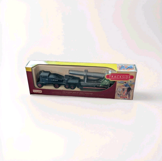 Days Gone Trackside 1:76 scale DG111002 Sentinel Ballast Box, Low Loader & Gun Barrel LNER, pre-owned, OO gauge