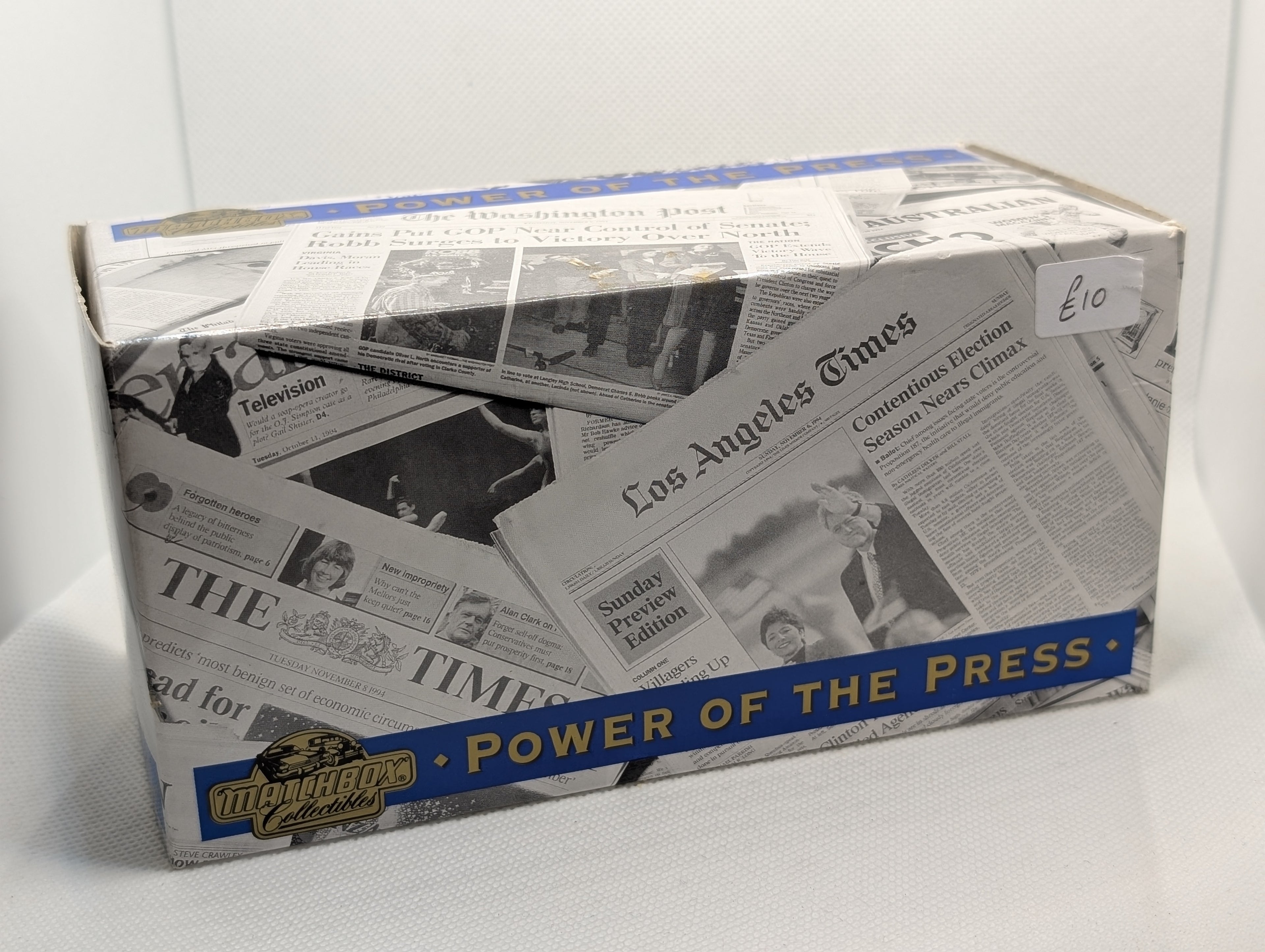 Matchbox Collectibles YPP04 Dodge Route Van NY Times - Power of the Press (1995) Boxed, excellent