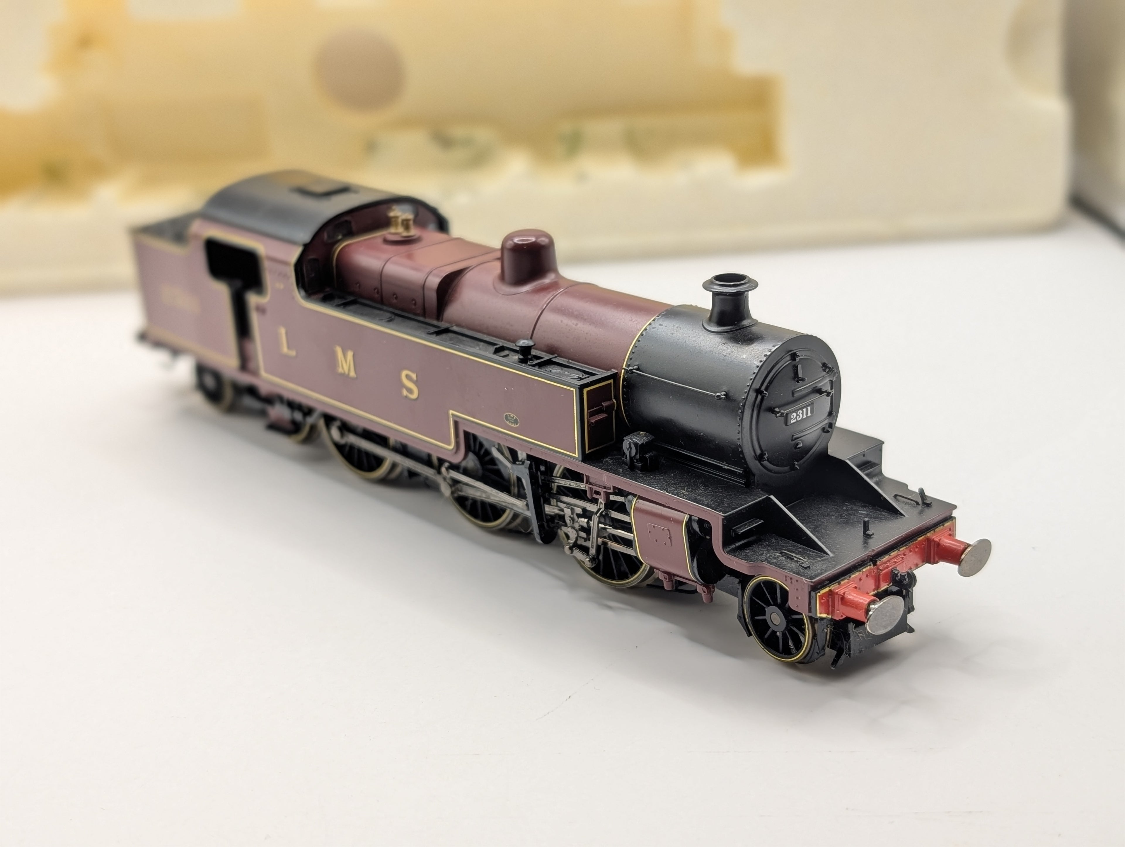 Hornby R2224 OO Gauge LMS Class 4P Fowler 2-6-4T Locomotive No. 2311 - DCC Fitted (Address 3) / Part Boxed