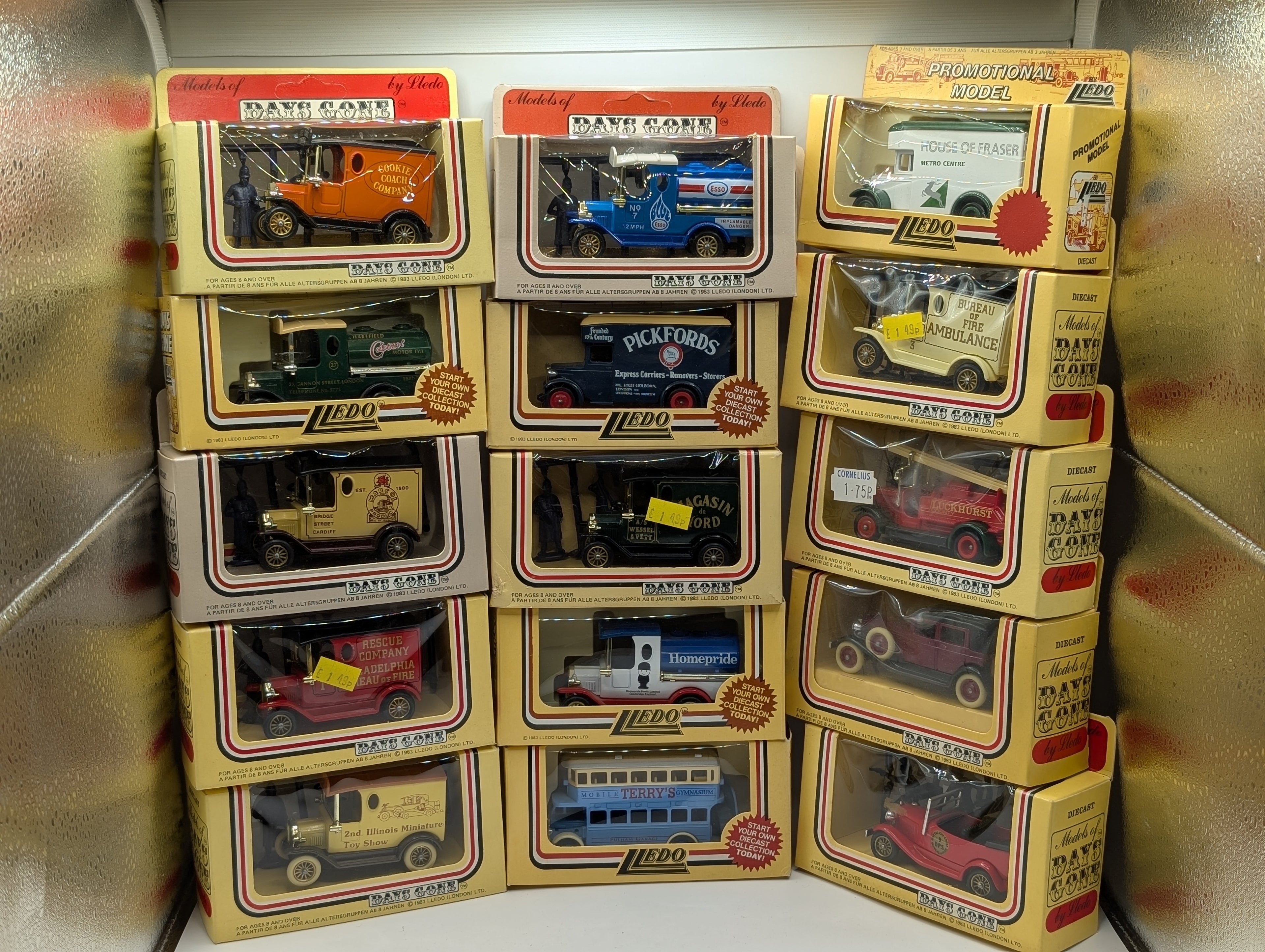 Job Lot of 15 Lledo Days Gone Models – Various Brands & Vehicles – Boxed