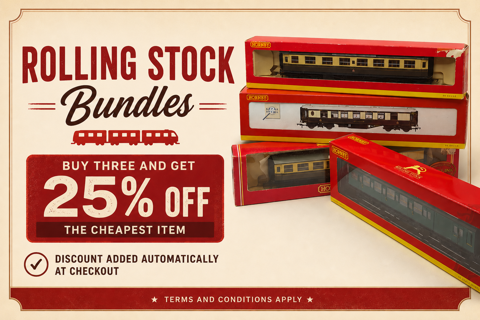 Hornby OO Gauge R4126 GWR Centenary Composite Coach '6661' - Boxed Chocolate & Cream