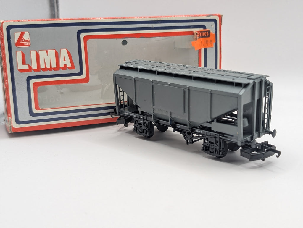 Lima 305651W Covered Hopper Wagon - Repainted Plain Grey - OO Gauge - Boxed