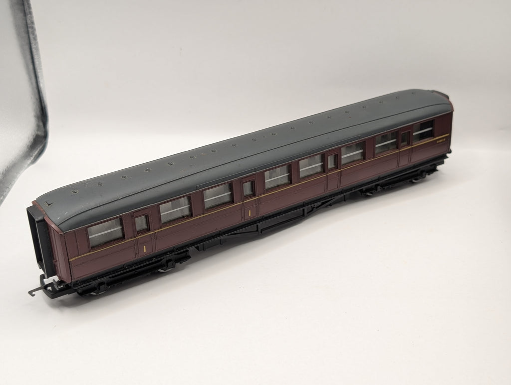 Hornby OO Gauge BR Maroon Gresley Coach 3-Piece Bundle (R448, R400, R483) Pre-Owned