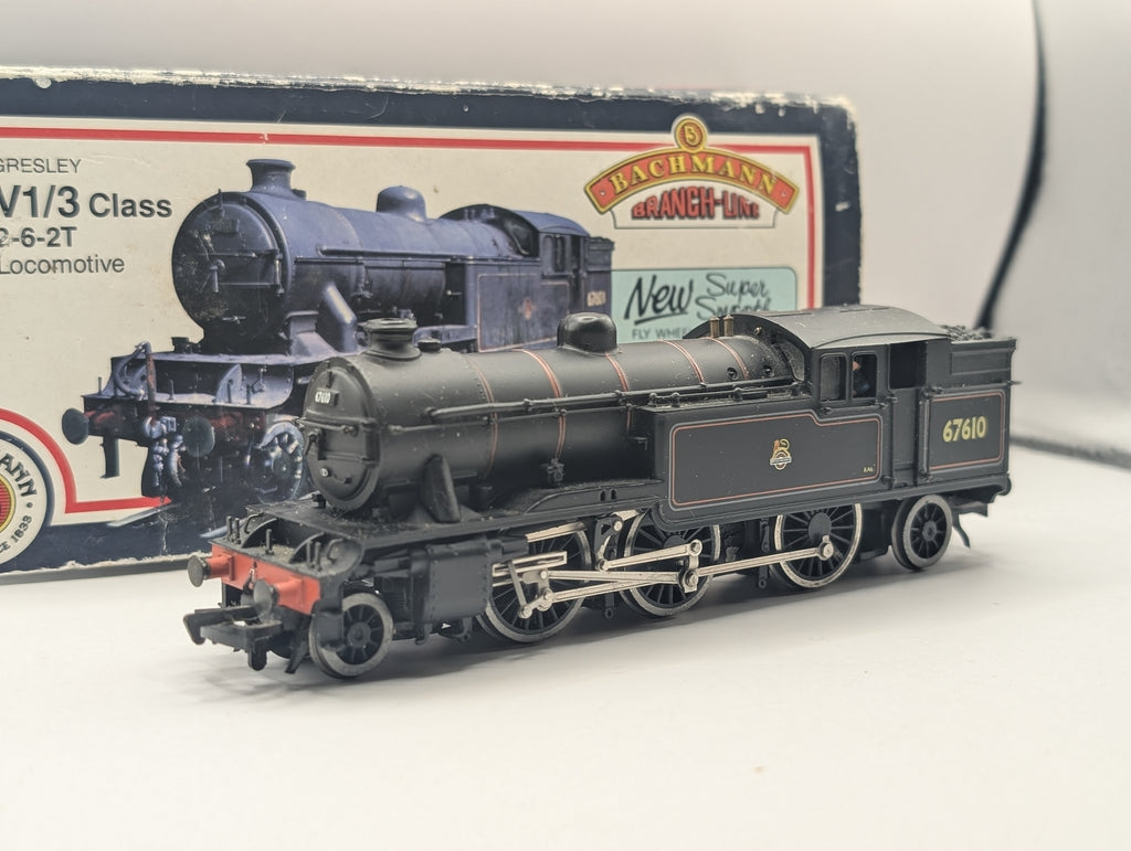 Bachmann 31-605 V3 Tank 67610 BR Black Early Crest OO Gauge Boxed