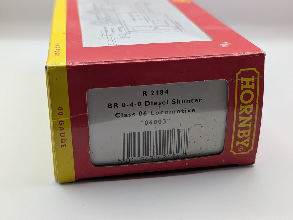 Hornby R2184 BR Class 06 0-4-0 Diesel Shunter "06003" Railfreight Grey (Boxed, Good/Runs OK)