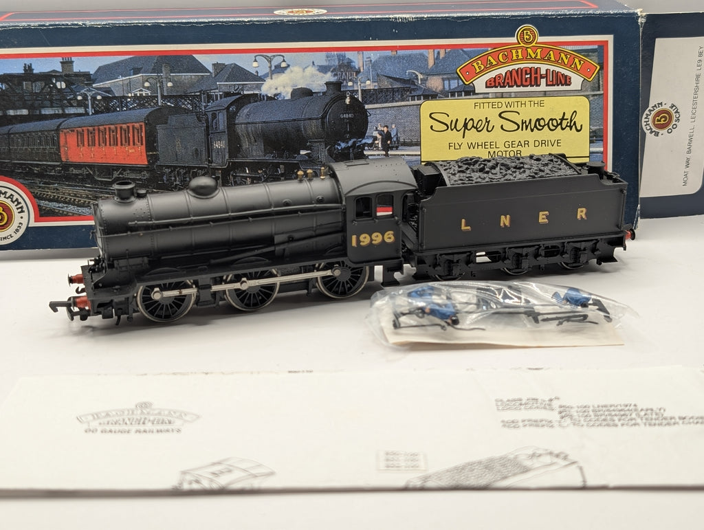Bachmann 31-853 J39 1996 LNER Plain Black OO Gauge Boxed Detail Pack