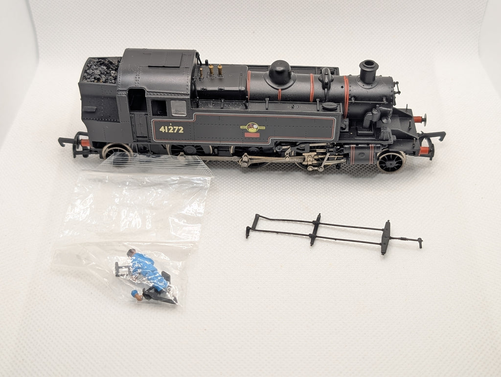 Bachmann Branchline 31-450A Ivatt Class 2MT Tank 41272 BR Lined Black Late Crest - Push/Pull Fitted (OO Gauge)
