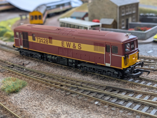 Pre-owned OO gauge Lima L204742 Class 73 73128 in EWS livery, unboxed