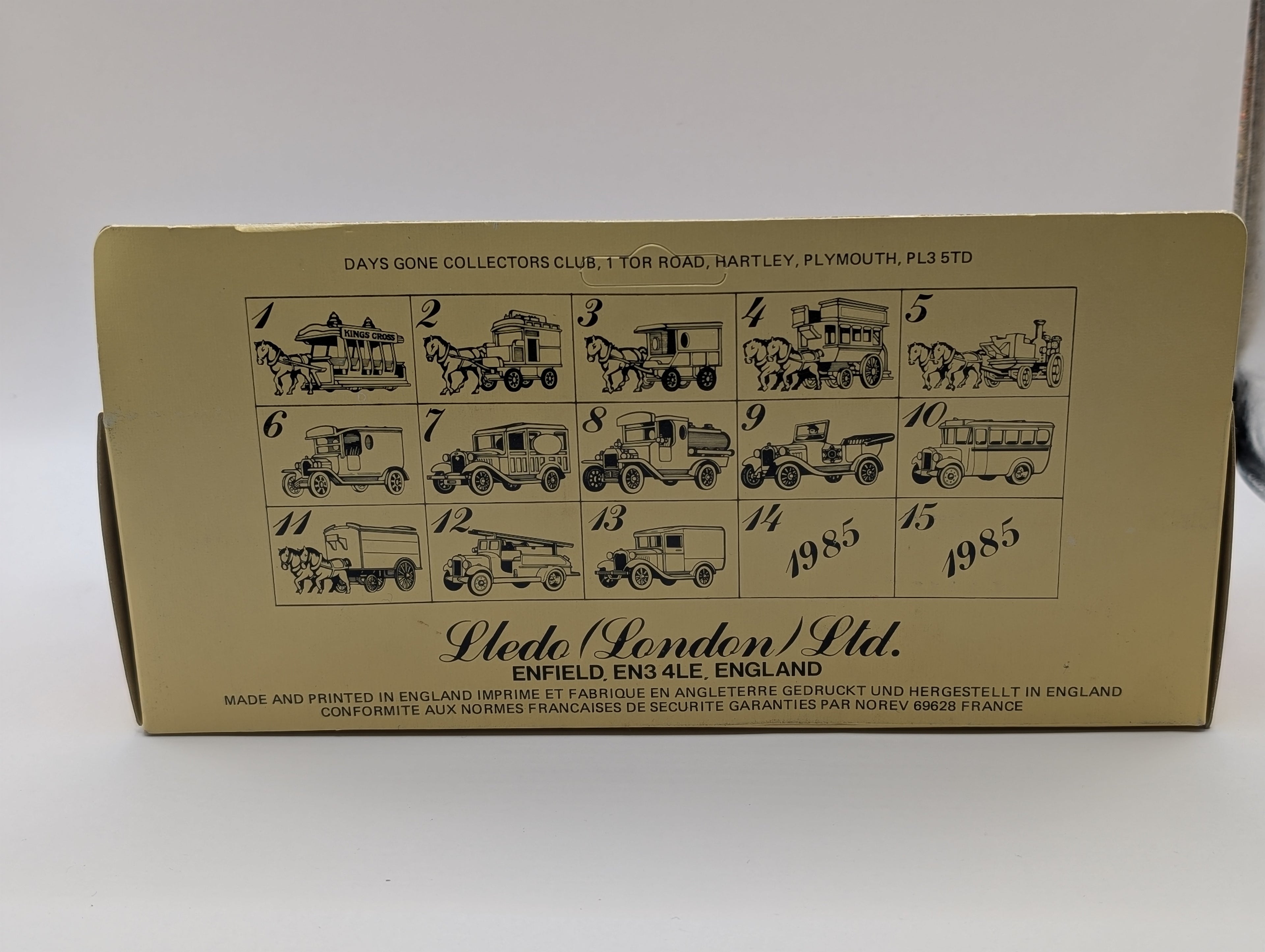 Lledo GS.1 Gift Set - New York to Rio Ford Model A, Ford Sales & Service, REA Van - 1980s Boxed