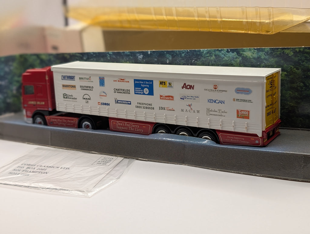 Corgi CC87003 James Irlam "Jimmy" Leyland DAF 95 Curtainside (1:64) - Boxed