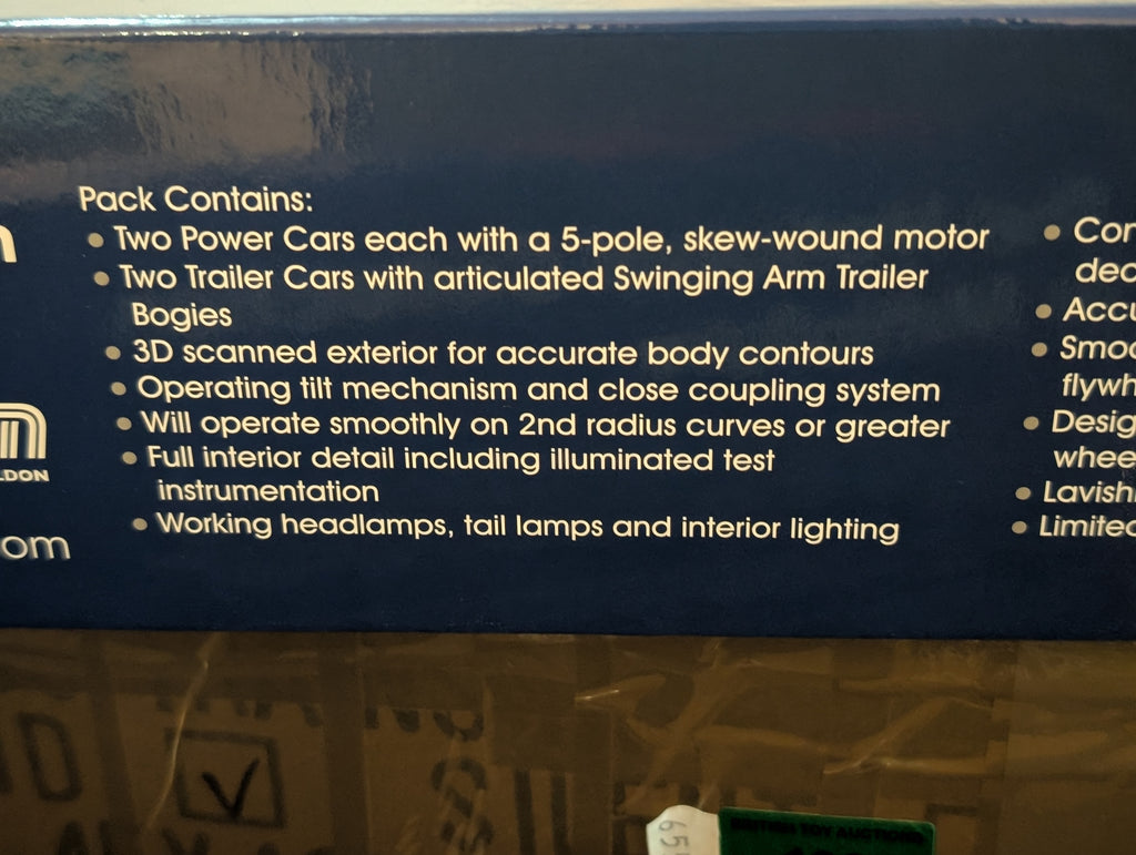 Rapido Trains UK 13501 APT-E 4-Car Set  OO Gauge DCC Sound Fitted  NRM Exclusive Mint & Unrun
