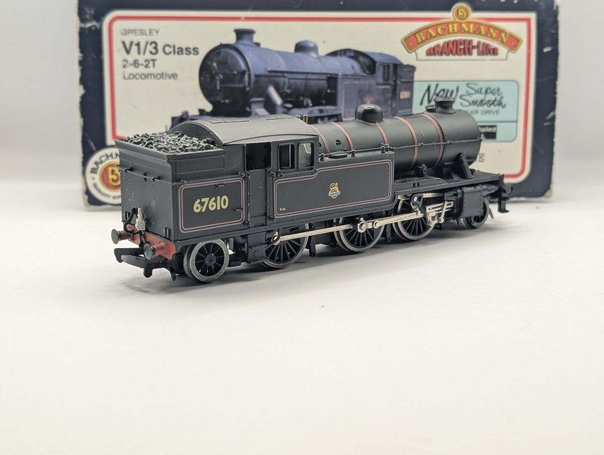 Bachmann 31-605 V3 Tank 67610 BR Black Early Crest OO Gauge Boxed