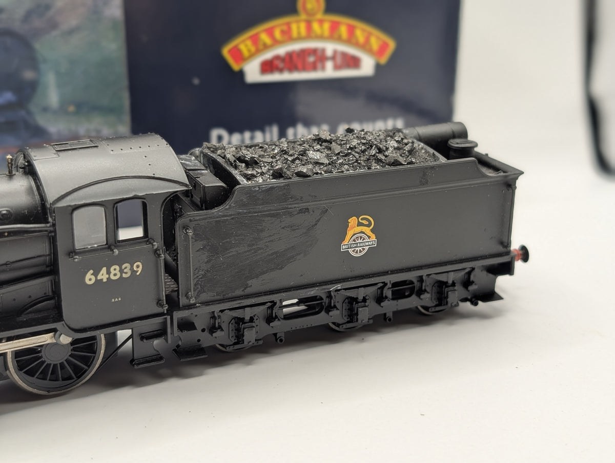 Bachmann 31-861 J39 64839 BR Black Early Crest Stepped Tender OO