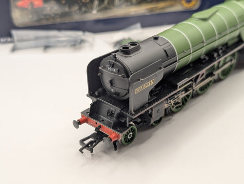 Bachmann OO Gauge 32-554 Class A1 60114 "W. P. Allen" BR Doncaster Green – Boxed, Very Good Condition, Smooth Runner
