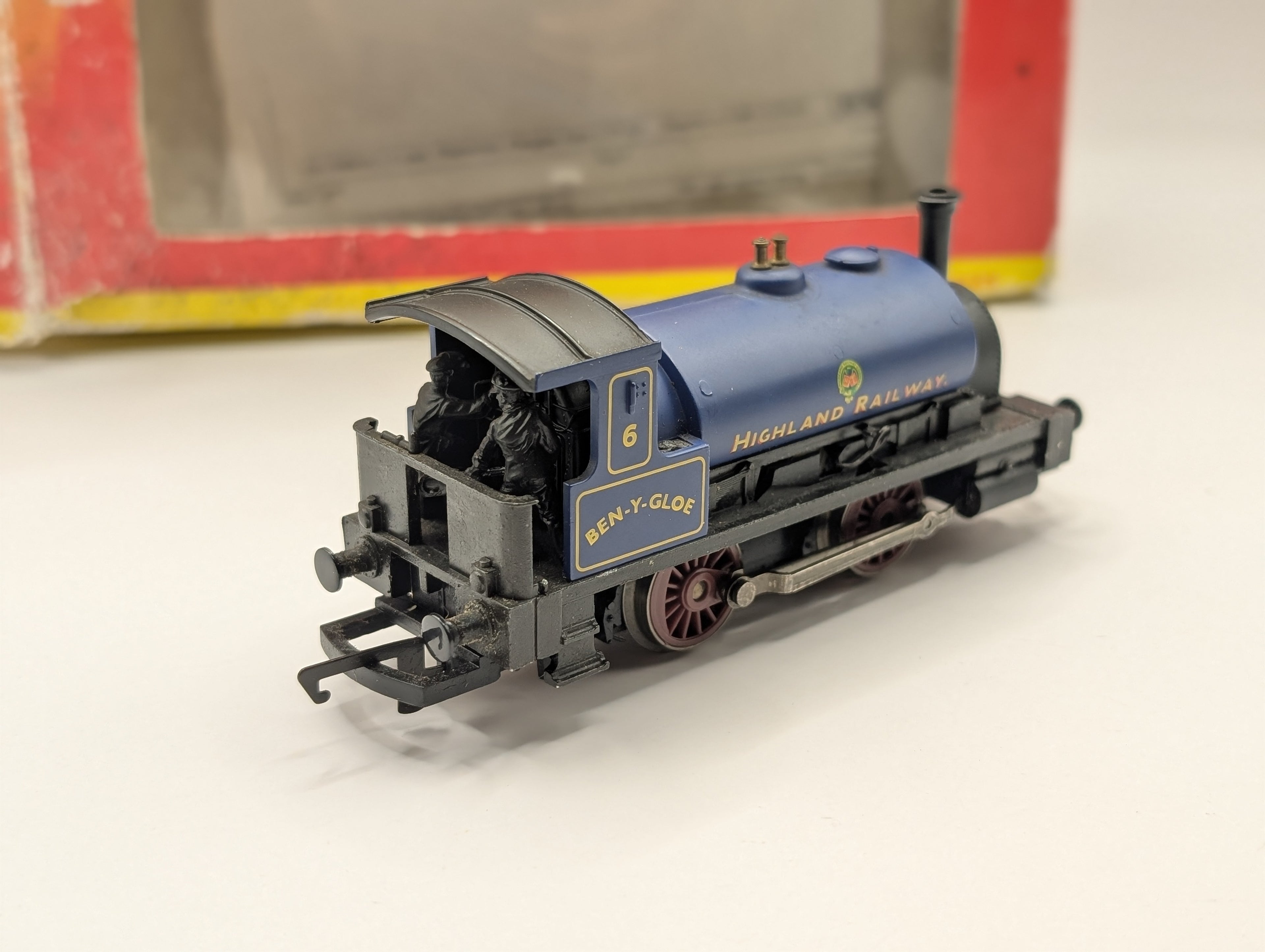 Hornby R072 Highland Railway 0-4-0 "Ben-Y-Gloe" Blue (Runs Well, Tatty Box)