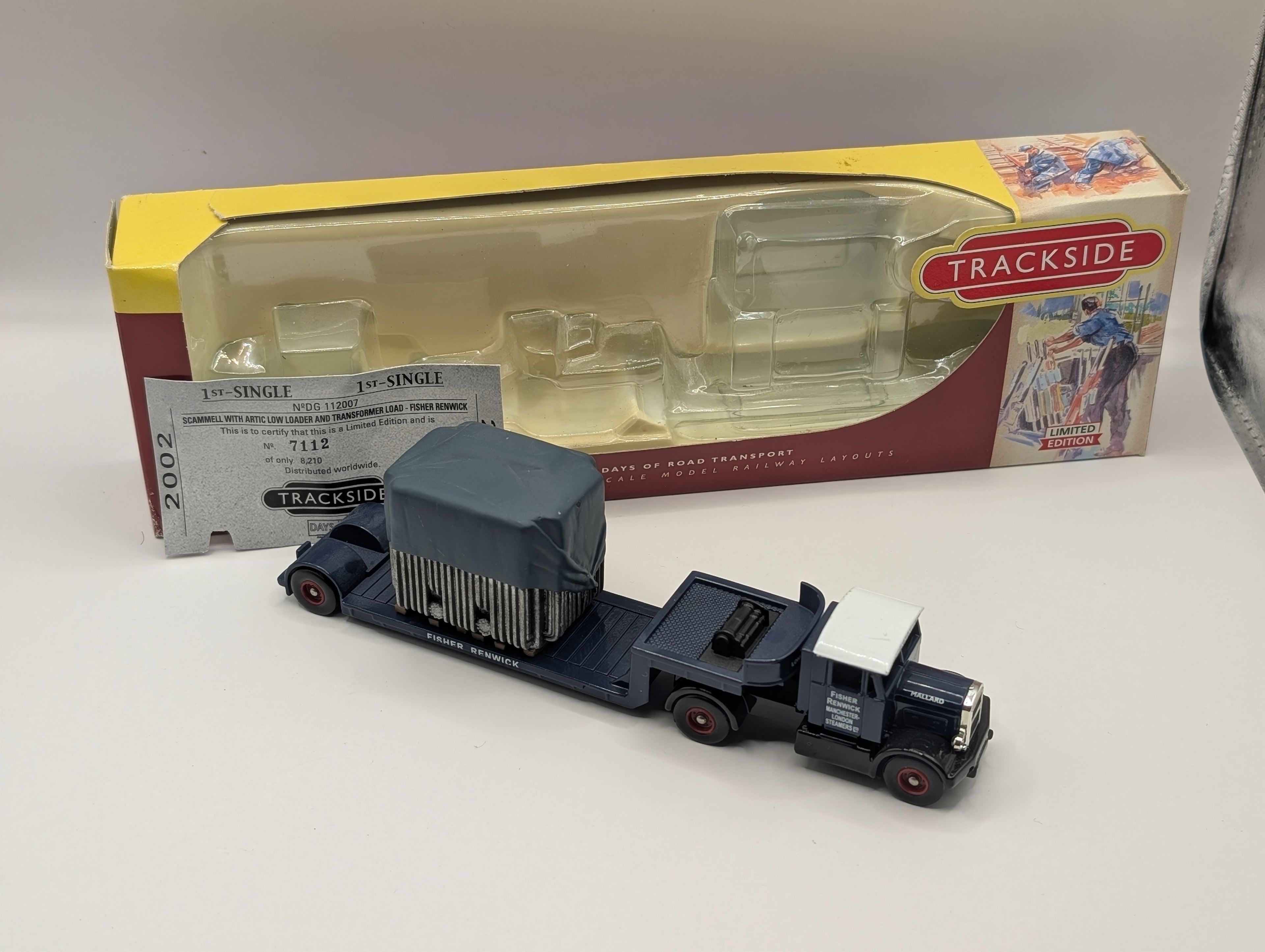 Lledo Trackside DG112007 Scammell Artic Low Loader & Transformer - Fisher Renwick