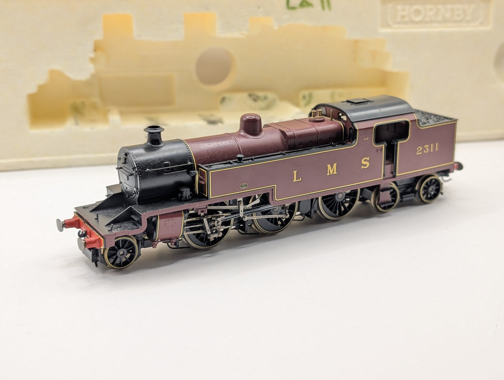 Hornby R2224 OO Gauge LMS Class 4P Fowler 2-6-4T Locomotive No. 2311 - DCC Fitted (Address 3) / Part Boxed