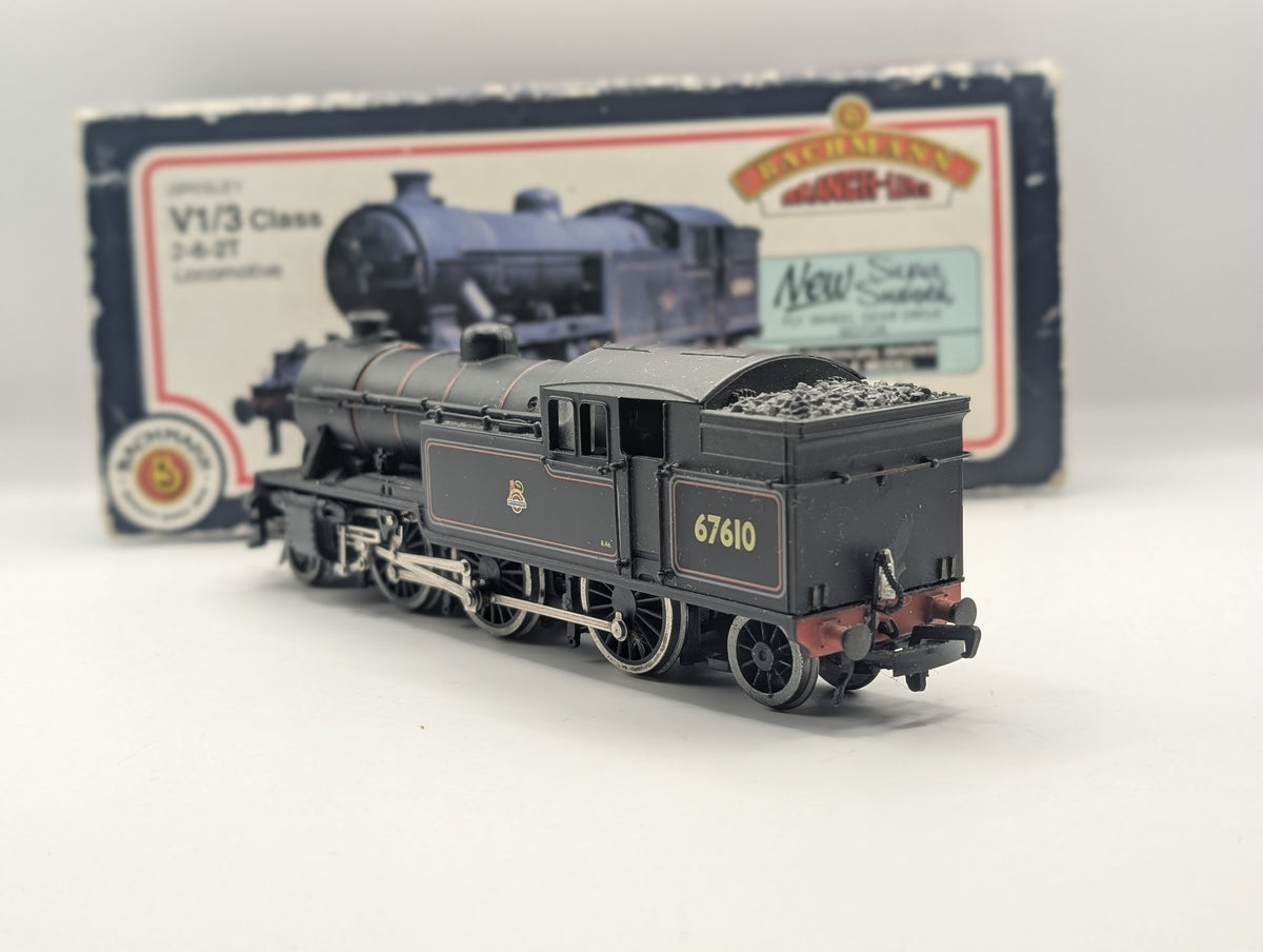 Bachmann 31-605 V3 Tank 67610 BR Black Early Crest OO Gauge Boxed